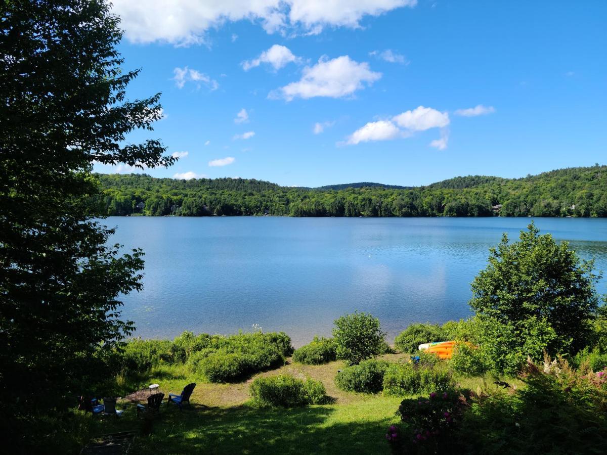 Le Lodge Du Lac Saint-Faustin Bagian luar foto
