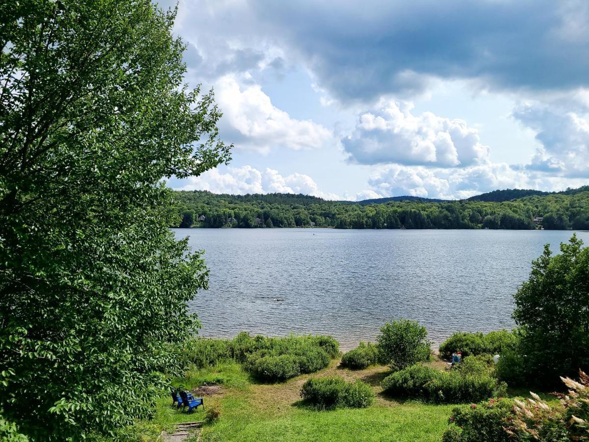 Le Lodge Du Lac Saint-Faustin Bagian luar foto